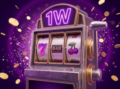 Luxury online casino interface with golden slot machines and gaming chips